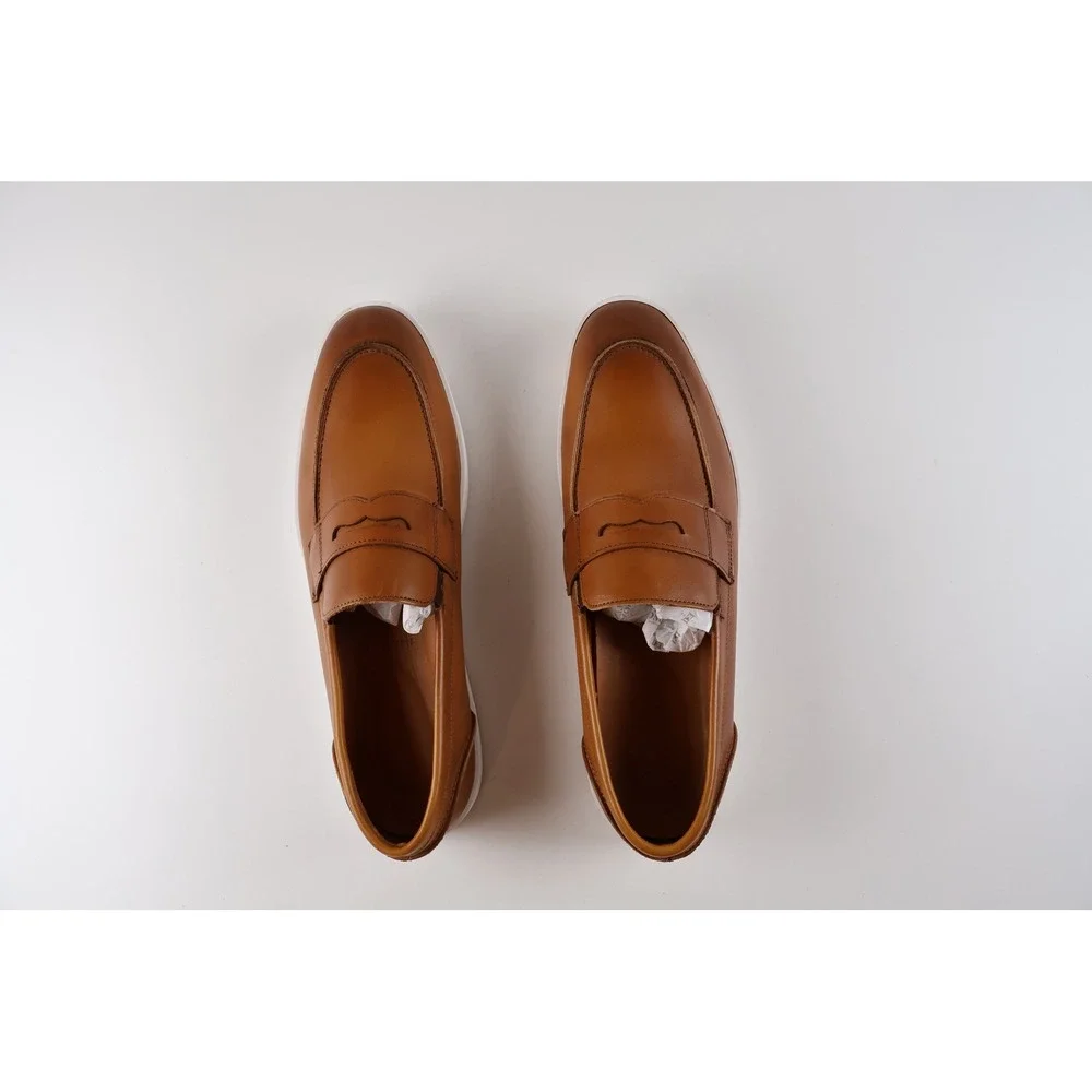 Allen Edmonds Randolph Loafer Sneaker Tan Leather 11.5 D